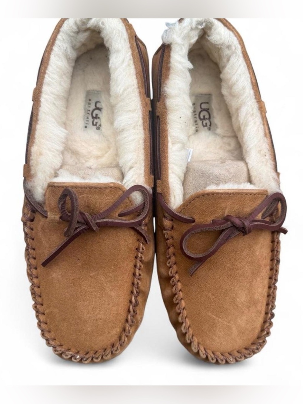 UGG women’s Chestnut Suede Moccasin Slipper